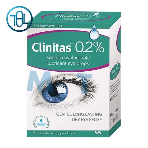 Dung dịch nhỏ mắt Clinitas 0.2%