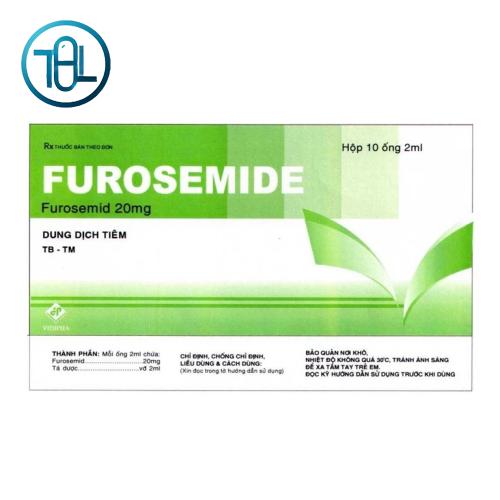 Dung dịch tiêm Furosemide 20mg Vidipha