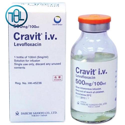 Dung dịch tiêm truyền Cravit 500mg