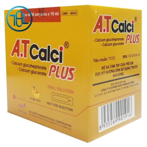 Dung dịch uống A.T Calci Plus