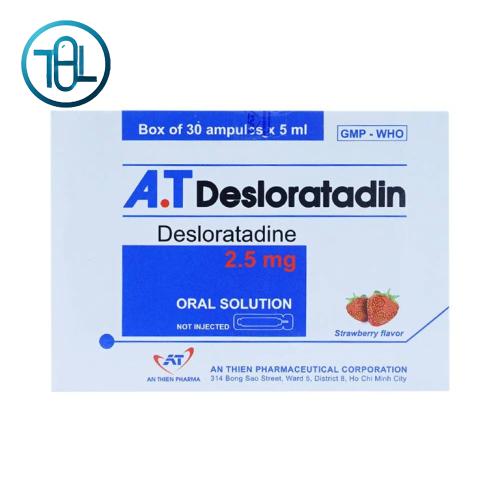 Dung dịch uống A.T Desloratadin 2.5mg