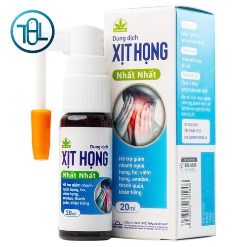 Dung dịch Xịt Họng Nhất Nhất