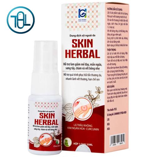 Dung dịch xịt ngoài da Skin Herbal