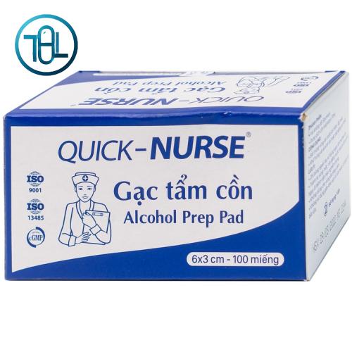 Gạc tẩm cồn 6cm x 3cm