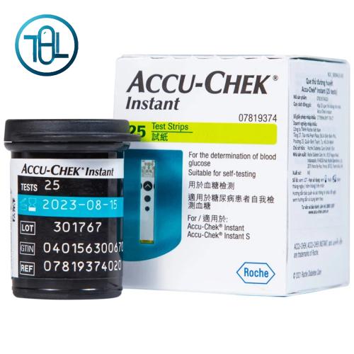 Que thử đường huyết AccuChek Instant