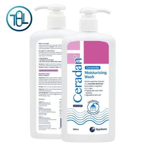 Sữa tắm Ceradan Moisturising Wash 280ml