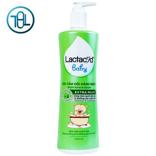 Sữa tắm gội Baby Extra Milky