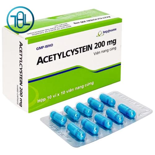 Thuốc Acetylcystein 200mg Imexpharm