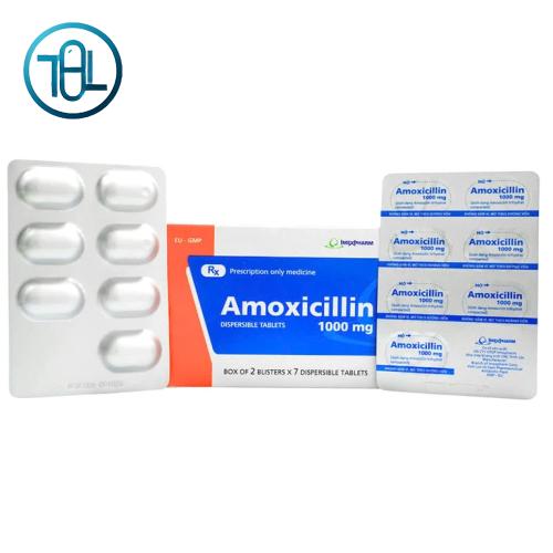 Thuốc Amoxicillin 1000mg