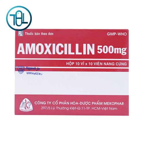 Thuốc Amoxicillin 500mg Mekophar