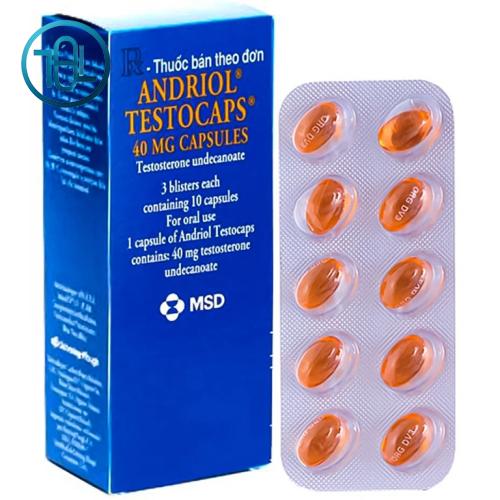 Thuốc Andriol Testocaps 40mg