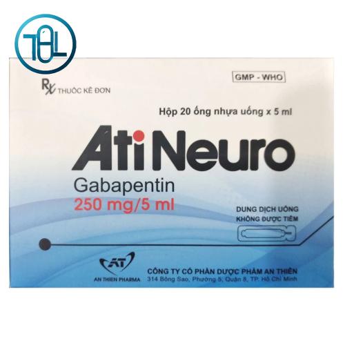 Thuốc AtiNeuro Gabapentin 250mg/5ml