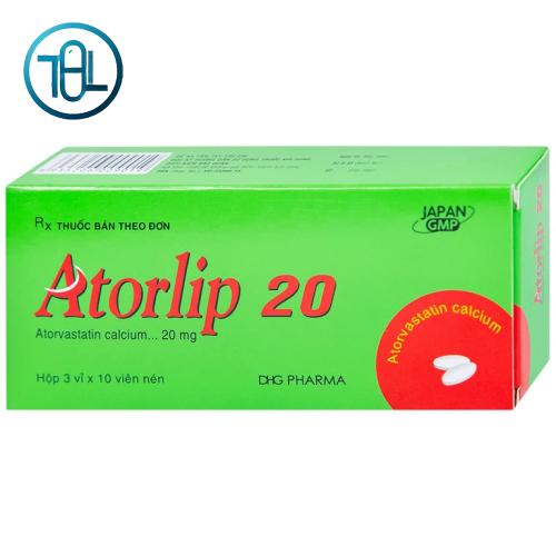 Thuốc Atorlip 20mg