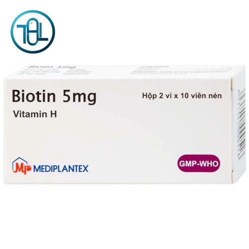 Thuốc Biotin 5mg Mediplantex