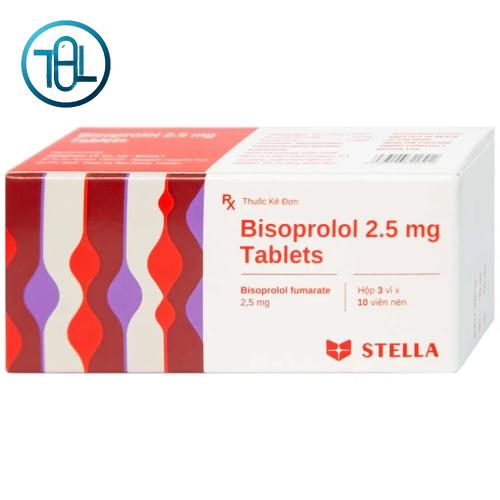 Thuốc Bisoprolol 2.5mg Tablets