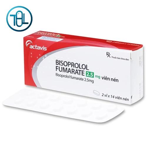 Thuốc Bisoprolol Fumarate 2.5mg