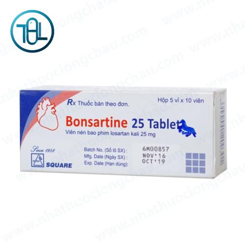 Thuốc Bonsartine 25 Tablet