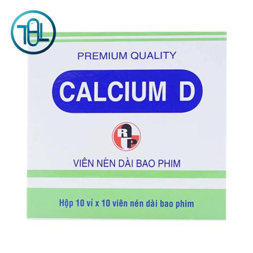 Thuốc Calcium D Robinson Pharma