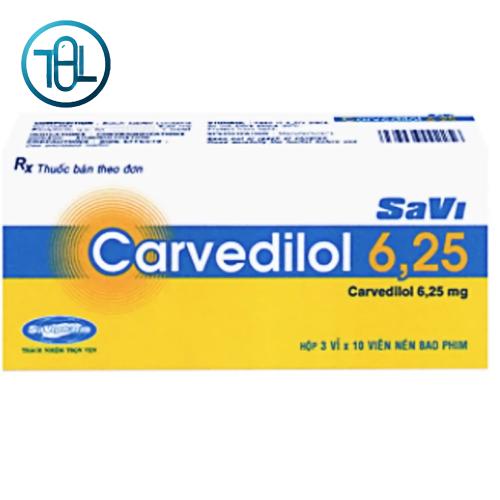 Thuốc Carvedilol 6.25