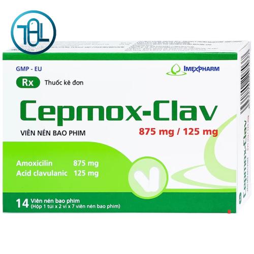 Thuốc Cepmox-Clav 875mg/125mg