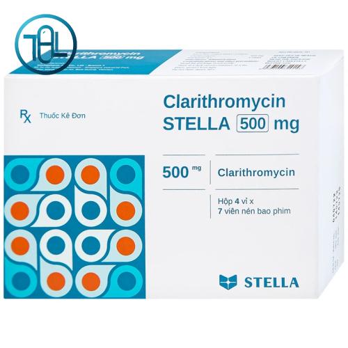 Thuốc Clarithromycin Stella Pharm