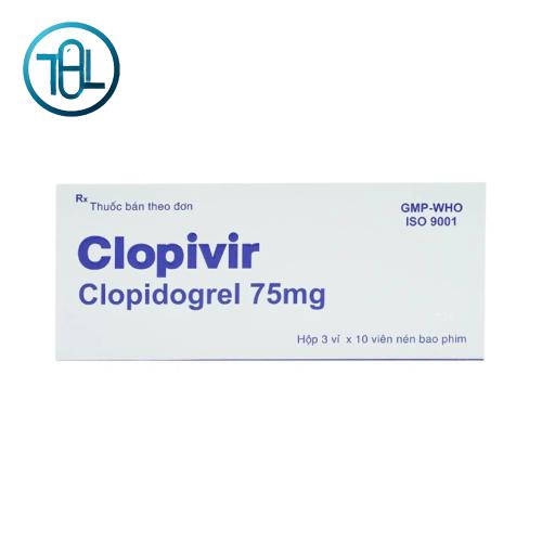 Thuốc Clopivir 75mg Bidiphar