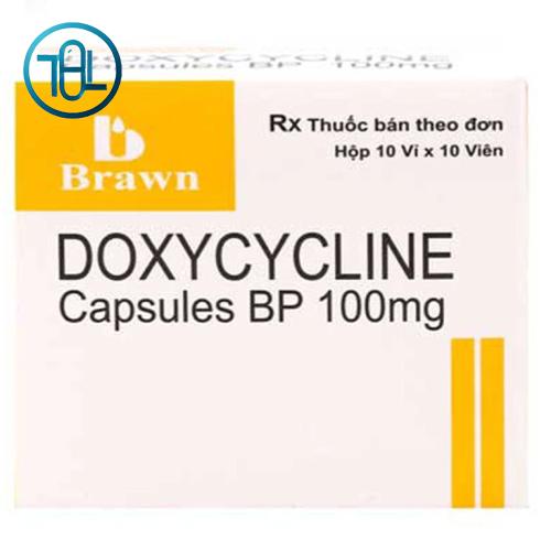 Thuốc Doxycycline 100mg Brawn