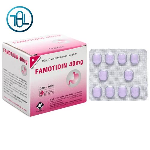 Thuốc Famotidin 40mg Vidipha