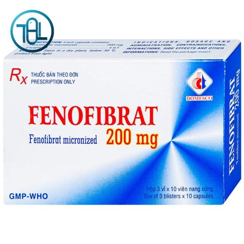 Thuốc Fenofibrate 200mg