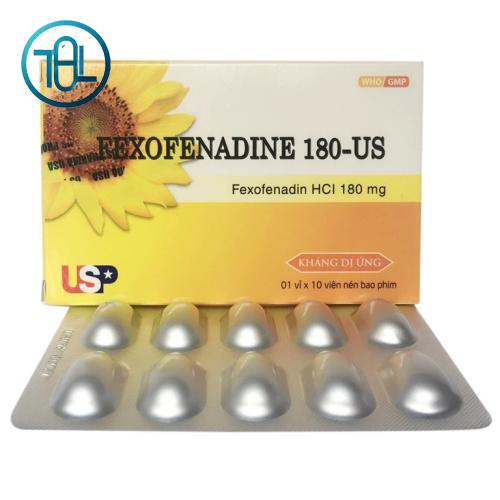 Thuốc Fexofenadine 180 - US USP