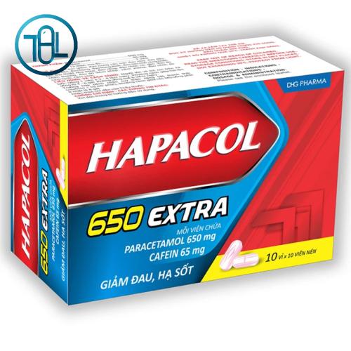 Thuốc Hapacol 650 Extra