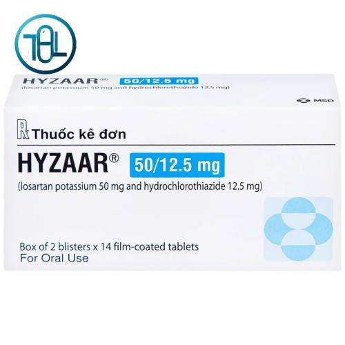 Thuốc Hyzaar 50/12.5mg Organon