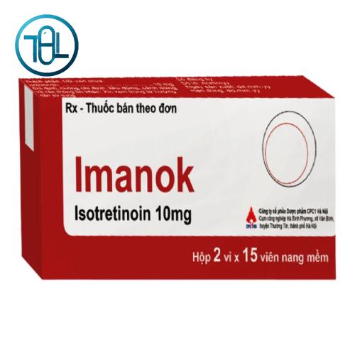 Thuốc Imanok Isotretinoin 10mg