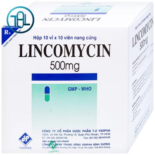 Thuốc Lincomycin 500mg Vidipha