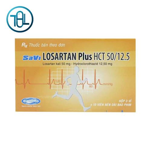 Thuốc Losartan Plus HCT 50/12.5 Savi