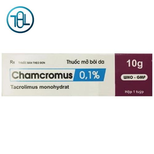 Thuốc mỡ bôi da Chamcromus 0.1%