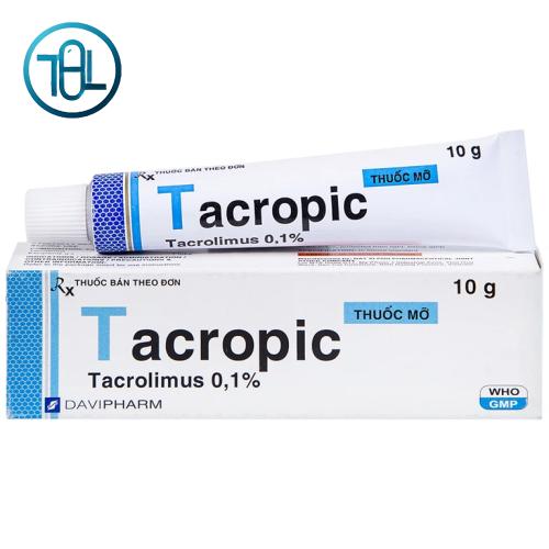 Thuốc mỡ Tacropic Tacrolimus 01%