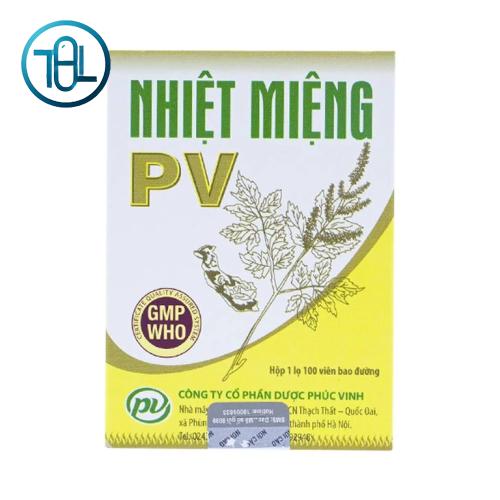 Thuốc Nhiệt Miệng PV