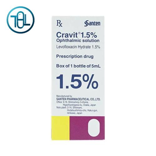 Thuốc nhỏ mắt Cravit 1.5%