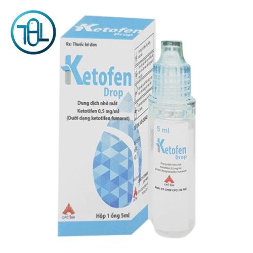 Thuốc nhỏ mắt Ketofen Drop 05mg/ml