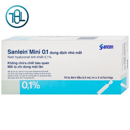 Thuốc nhỏ mắt Sanlein Mini 0.1%