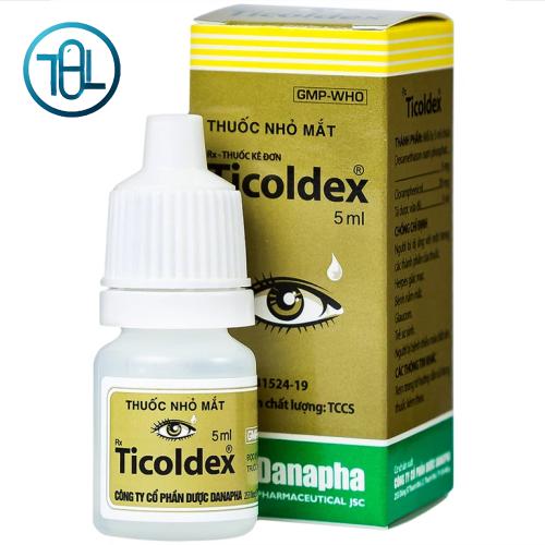 Thuốc nhỏ mắt Ticoldex Danapha