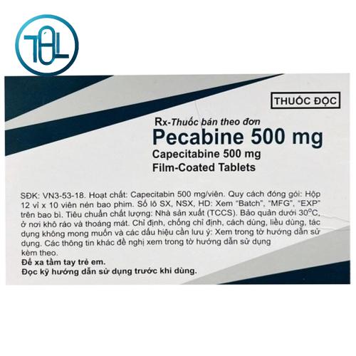 Thuốc Pecabine 500mg