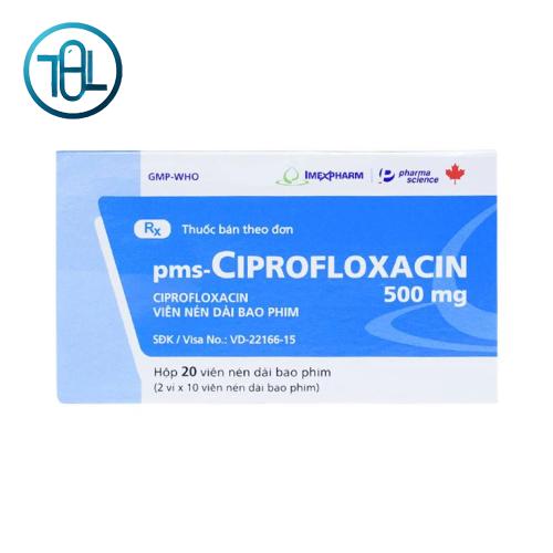 Thuốc PMS-Ciprofloxacin