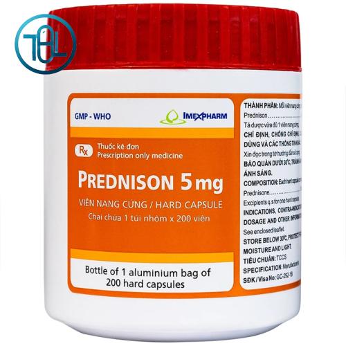 Thuốc Prednison 5mg Imexpharm