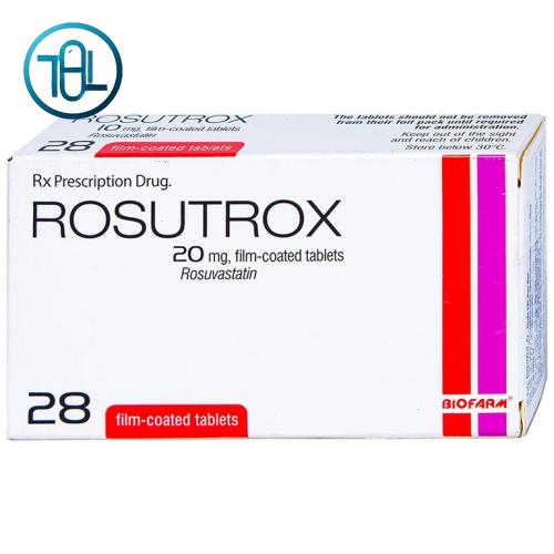 Thuốc Rosutrox 20mg BIOFARM