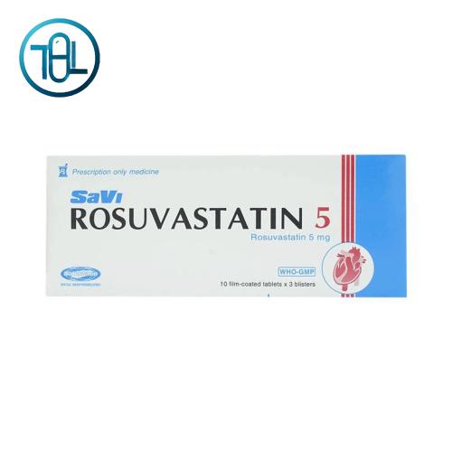 Thuốc Rosuvastatin 5 Savi