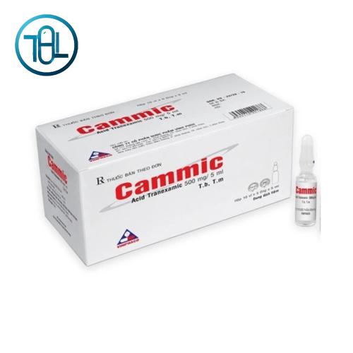 Thuốc tiêm Cammic 500mg/5ml