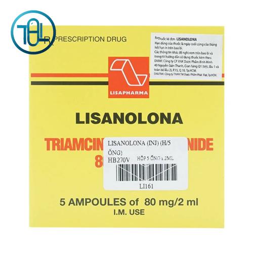 Thuốc tiêm Lisanolona 80mg/2ml