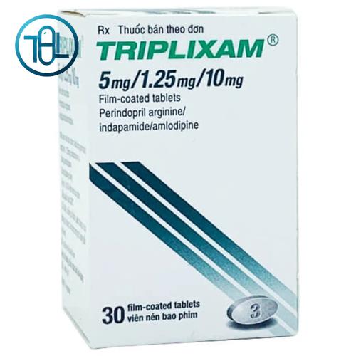 Thuốc Triplixam 5mg/1.25mg/10mg